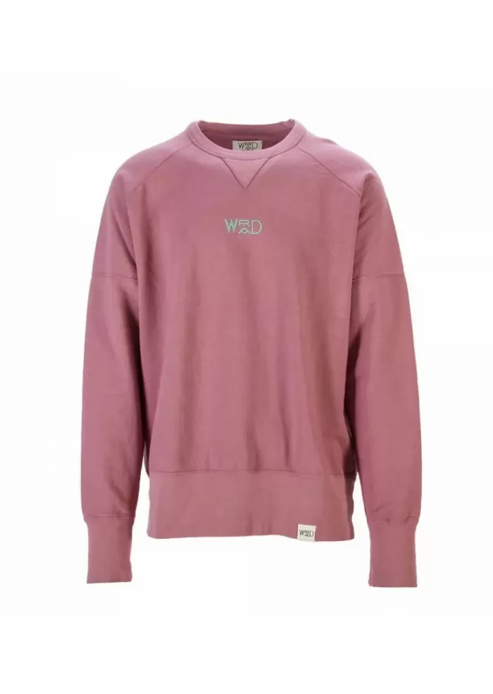 Shop Abbigliamento Unisex Felpa 100% Cotone Organico Rosa Anguria Felpe