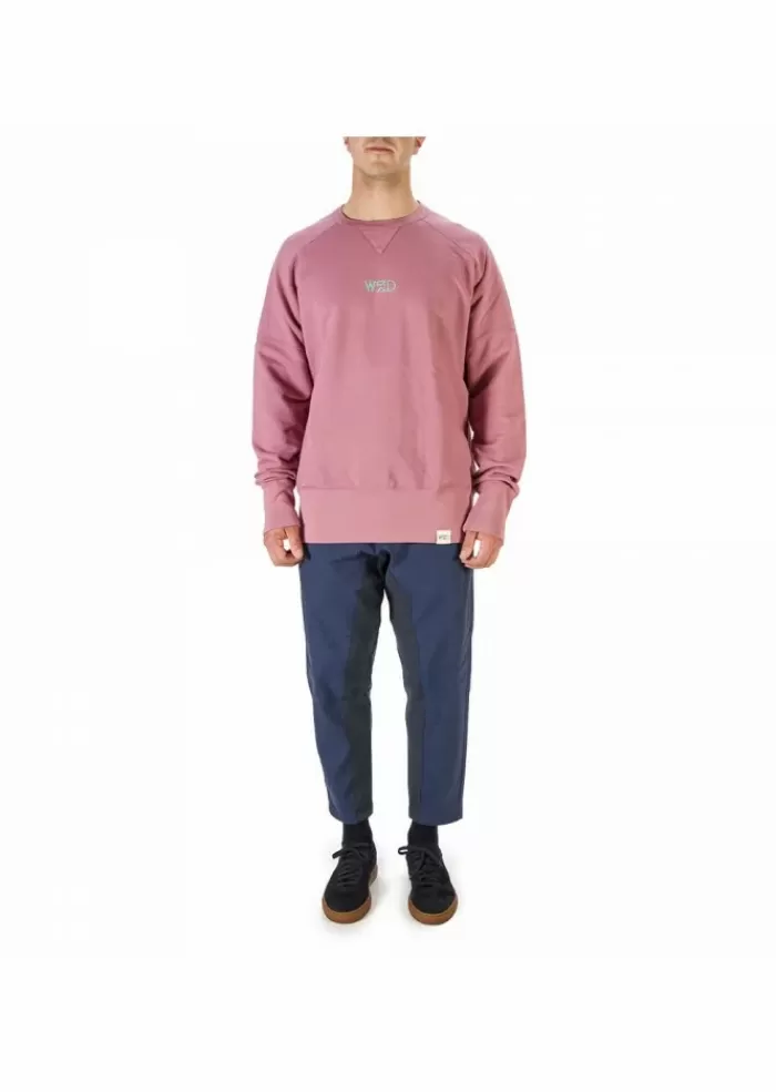 Shop Abbigliamento Unisex Felpa 100% Cotone Organico Rosa Anguria Felpe