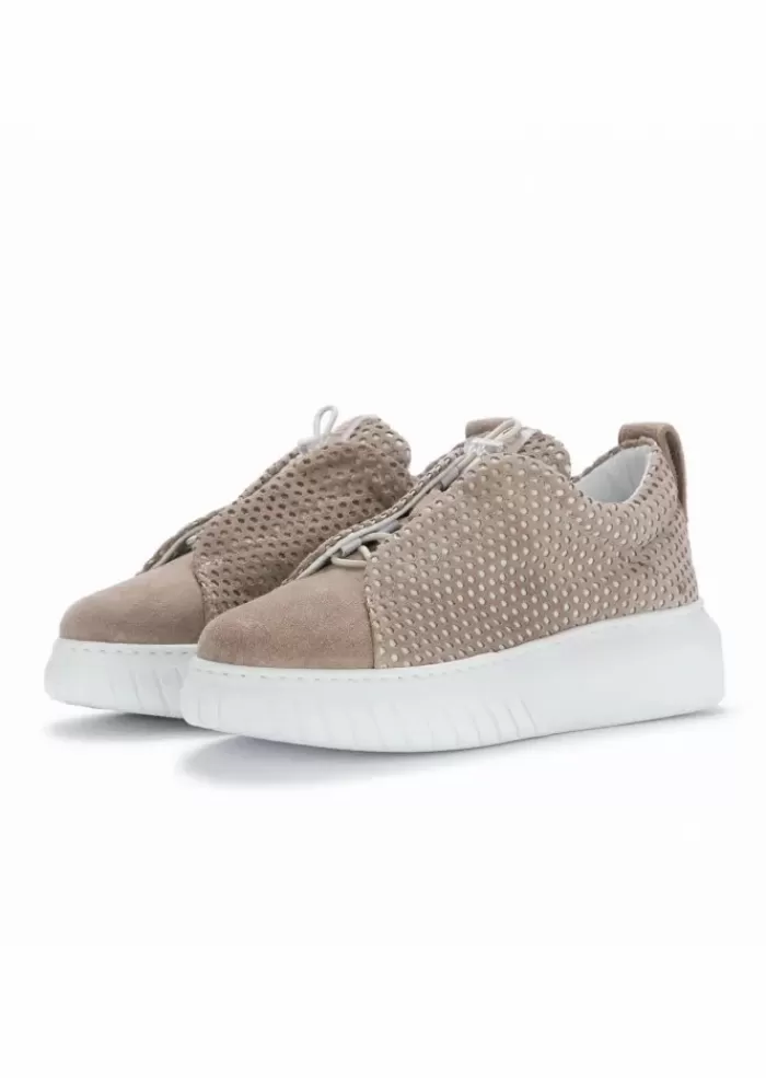 Hot | Sneakers Libi Esa Camoscio Beige Sneakers