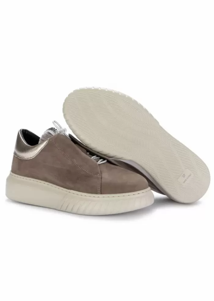 Cheap | Sneakers Libi Py Pelle Nabuk Grigio Smog Sneakers