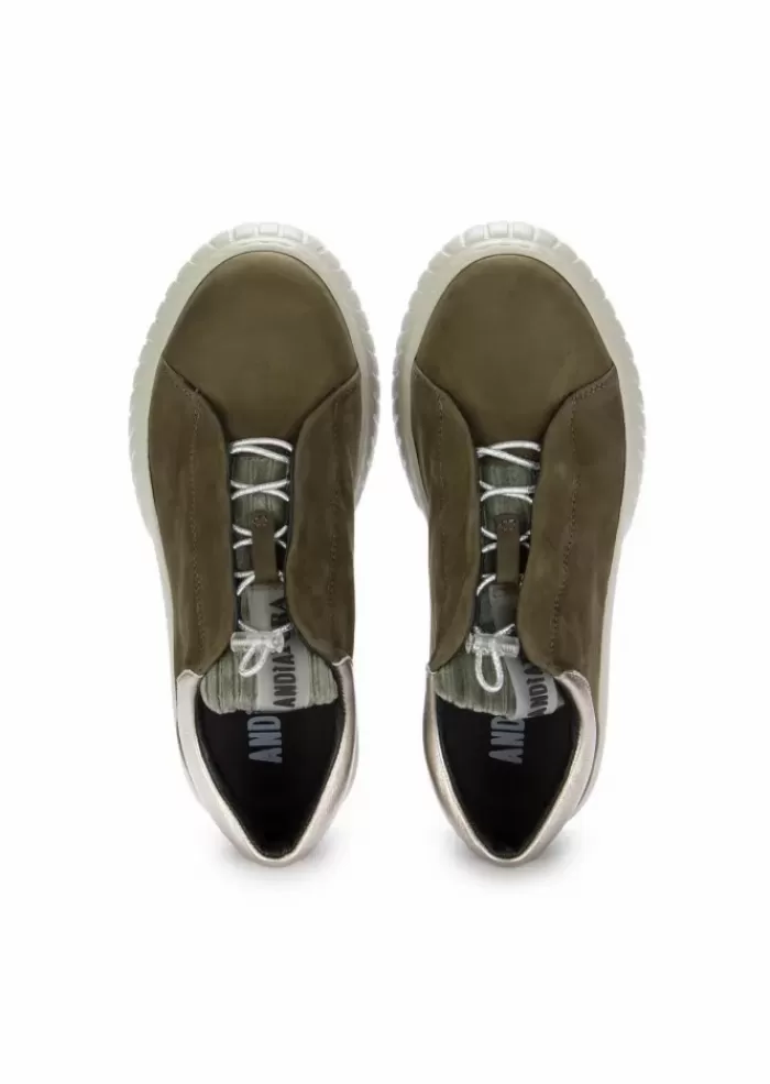 Fashion | Sneakers Libi Py Pelle Nabuk Verde Militare Sneakers
