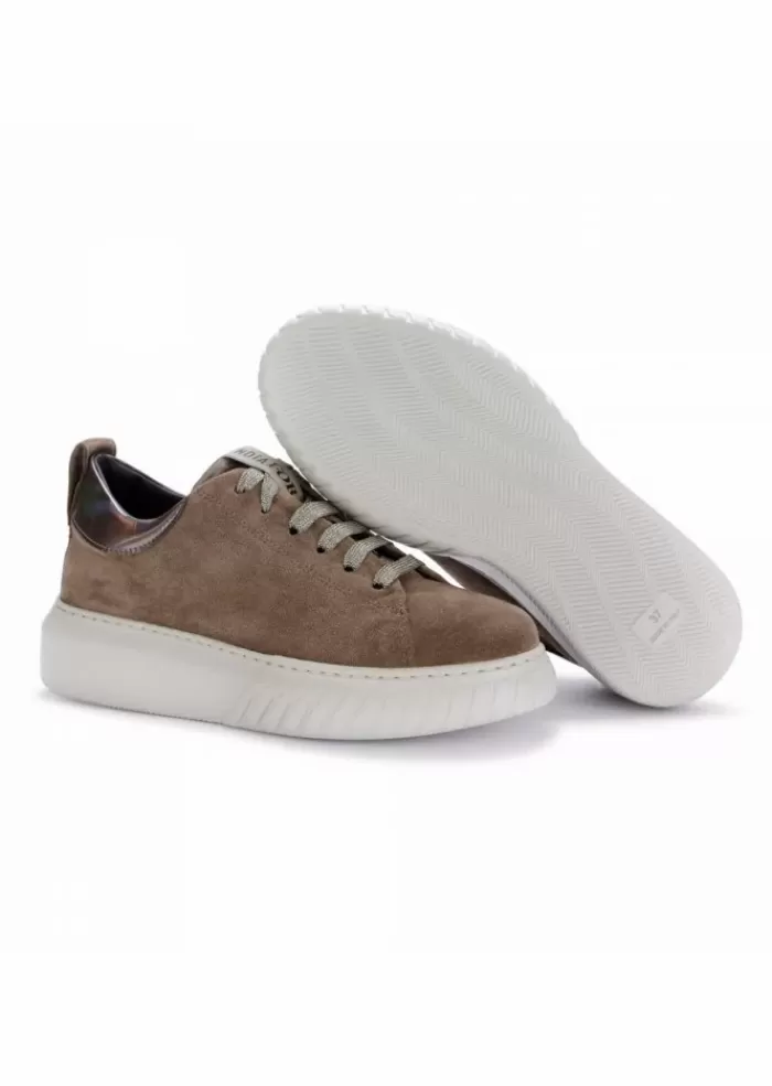 Hot | Sneakers Platform Scamosciata Zoe C Marrone Sneakers