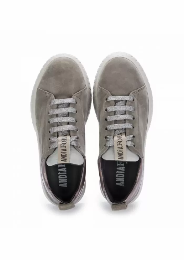 Cheap | Sneakers Platform Tomaia Scamosciata Grigio Sneakers