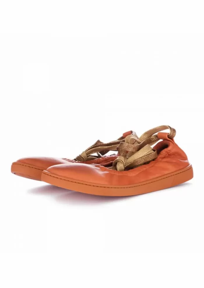 Best Ballerine Donna | A14C Calf Arancione Ballerine