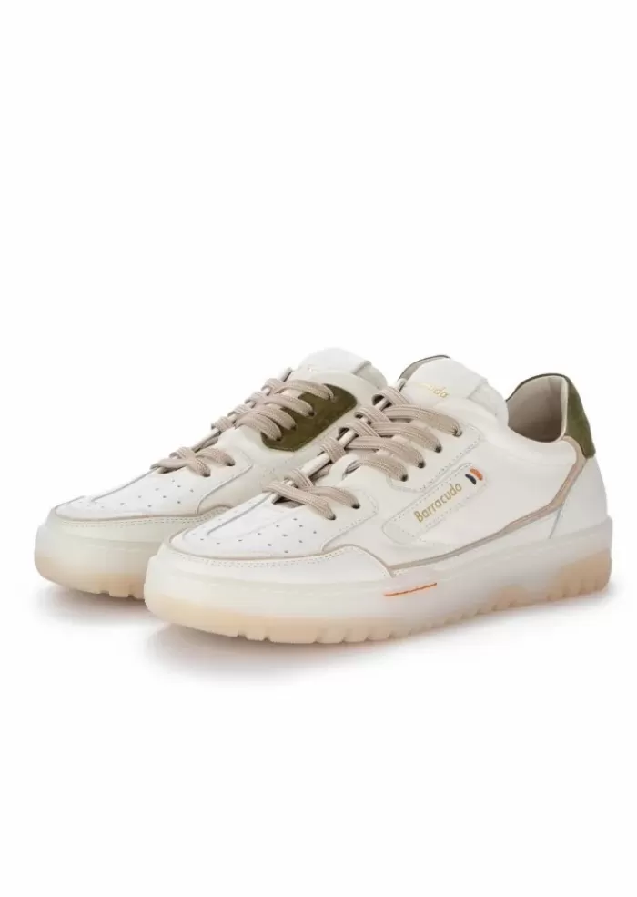 Outlet | Sneakers Earving Bianco Beige Verde Sneakers