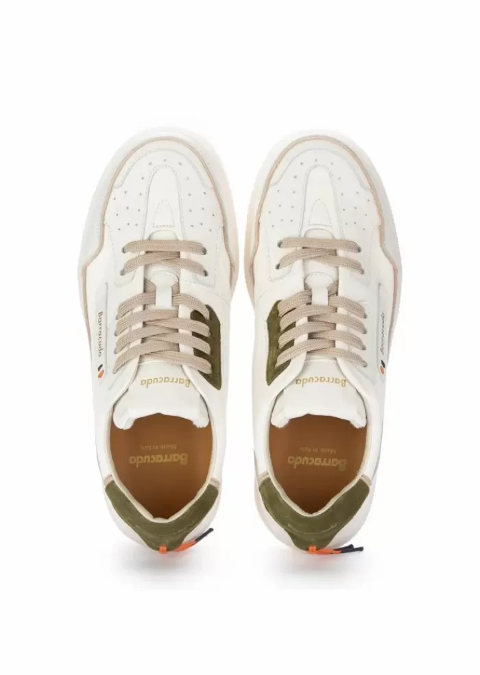 Outlet | Sneakers Earving Bianco Beige Verde Sneakers