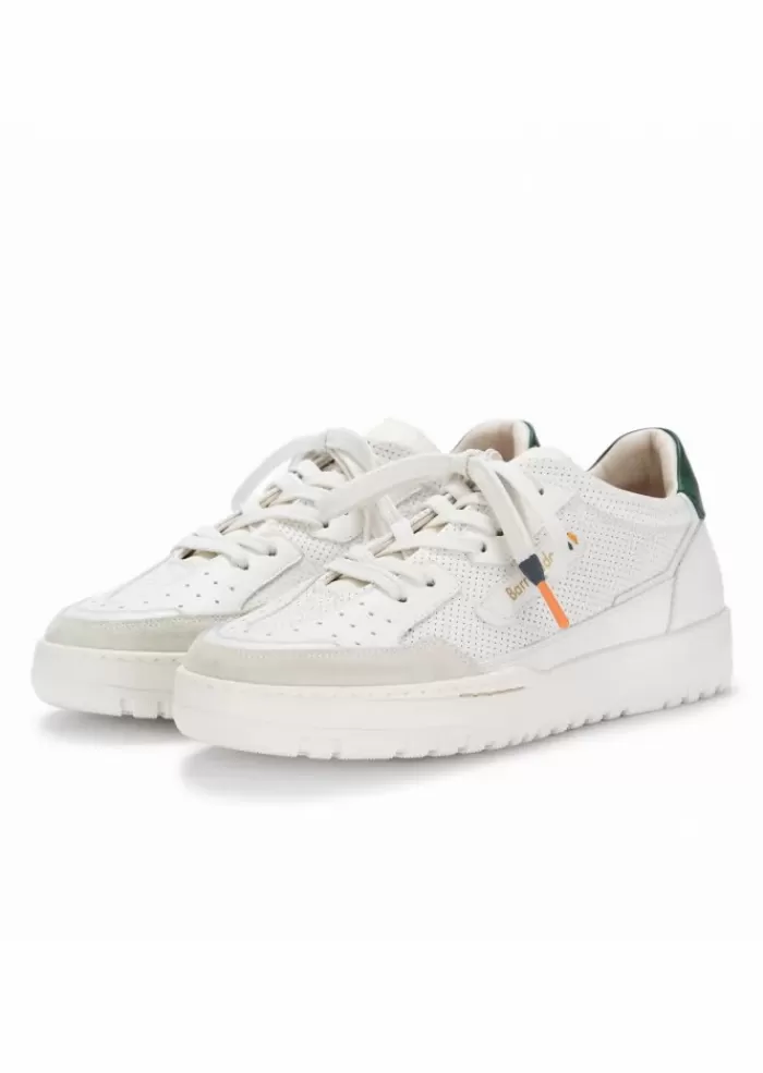 Hot | Sneakers Earving Pelle Bianco Marmo Sneakers