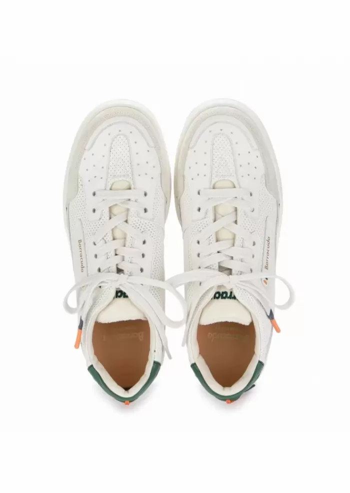 Hot | Sneakers Earving Pelle Bianco Marmo Sneakers