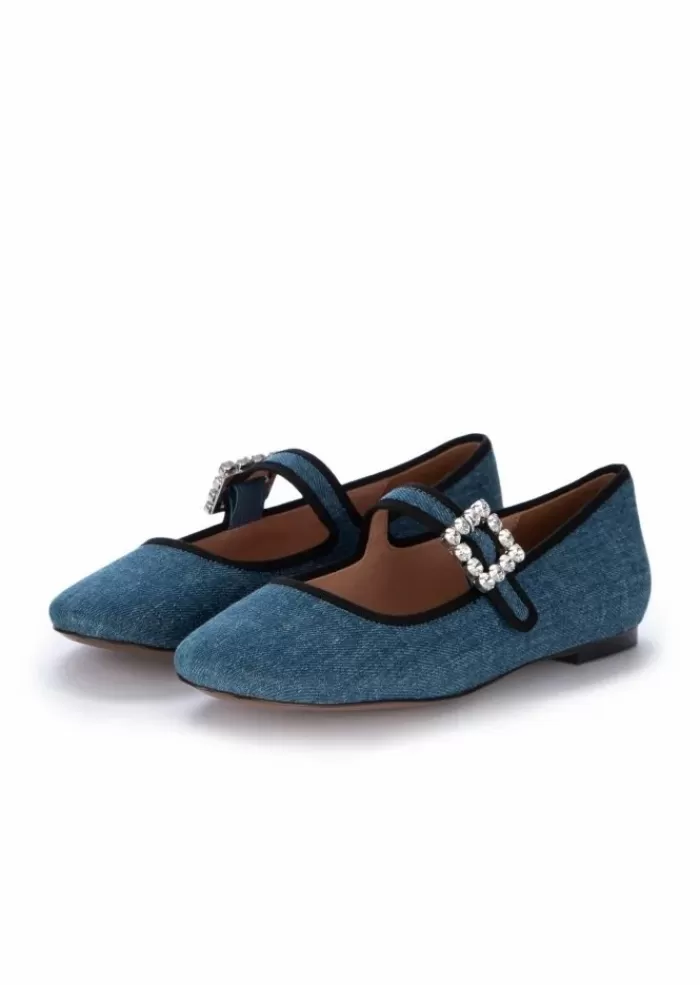 Sale | Ballerine Laccetto Blu Jeans Ballerine