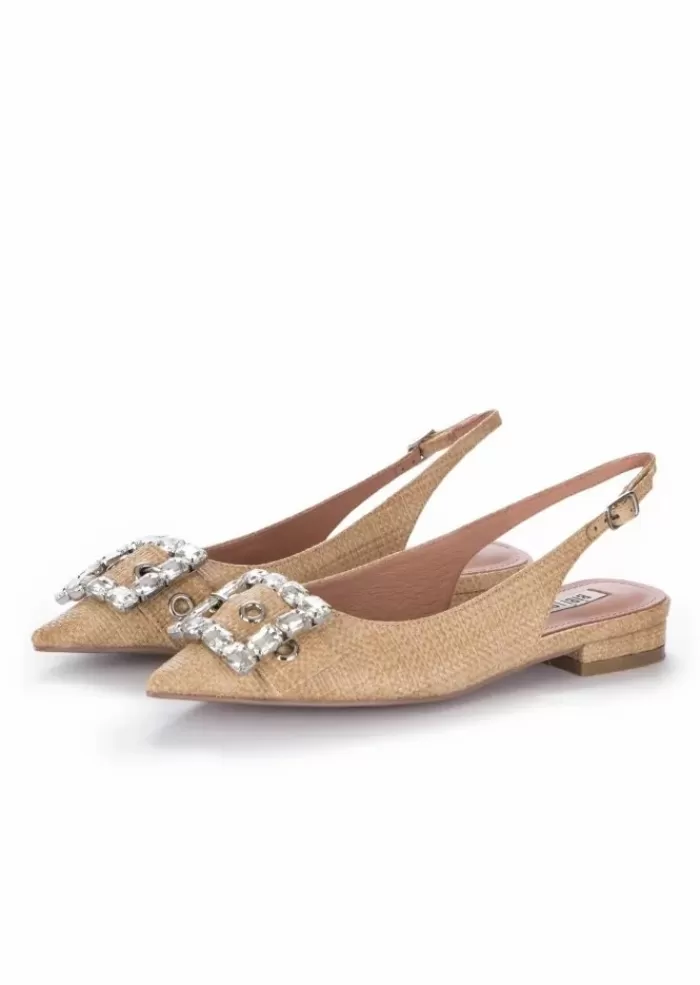 Cheap | Slingback Brillanti Beige Sandali