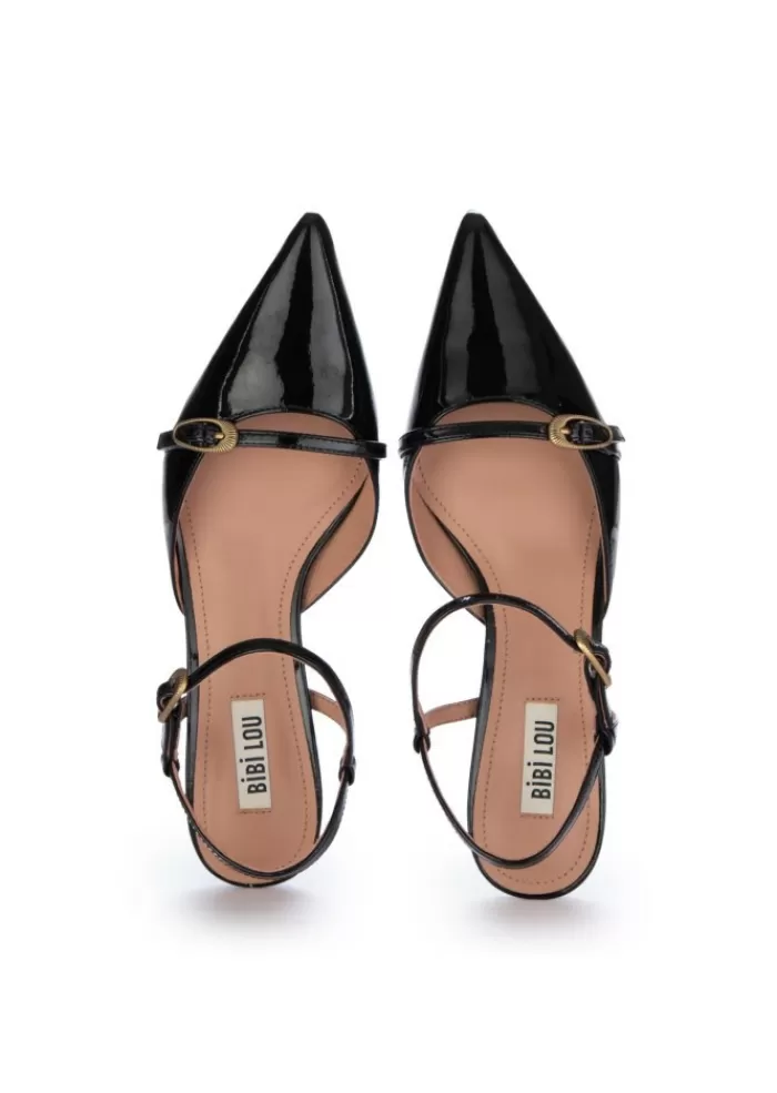 Best Sale | Slingback Pelle Verniciata Nero Sandali