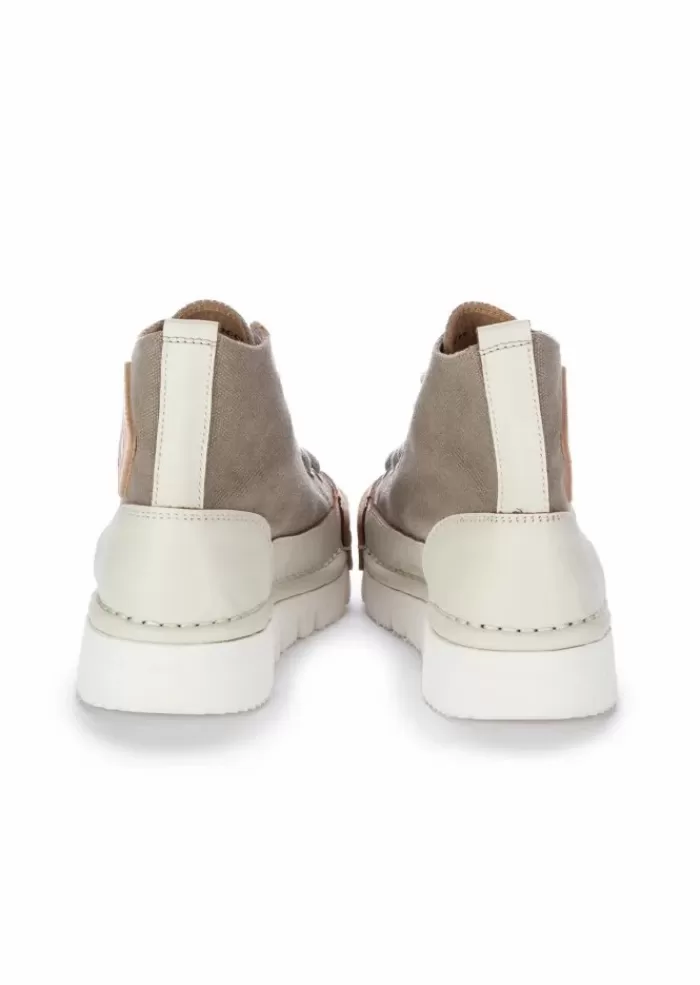 Outlet | Sneakers La Cocco High Grigio Tortora Panna Sneakers