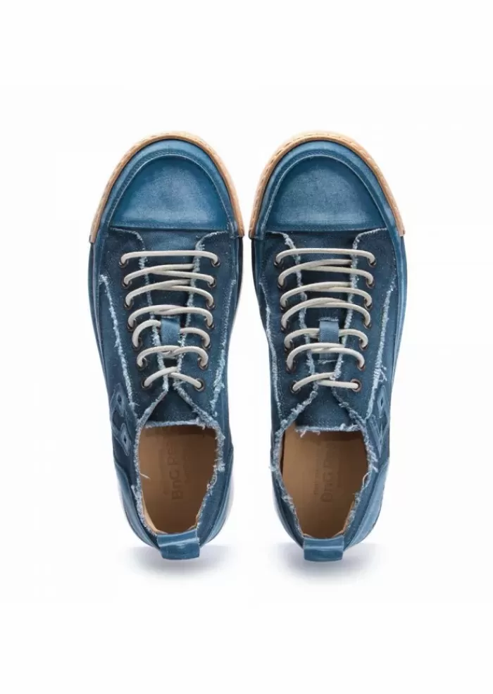 Flash Sale | Sneakers "La Jeans" Canvas Blu Sneakers