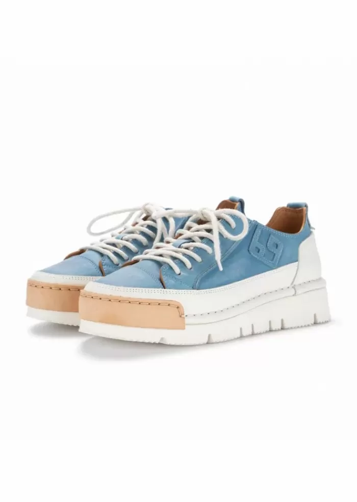 New | Sneakers "La Nuvola" Azzurro Bianco Stivali