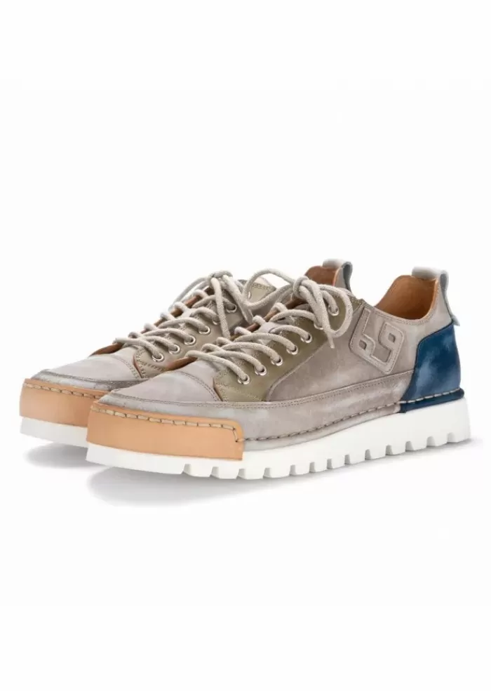 Outlet | Sneakers "La Patch" Grigio Blu Verde Sneakers