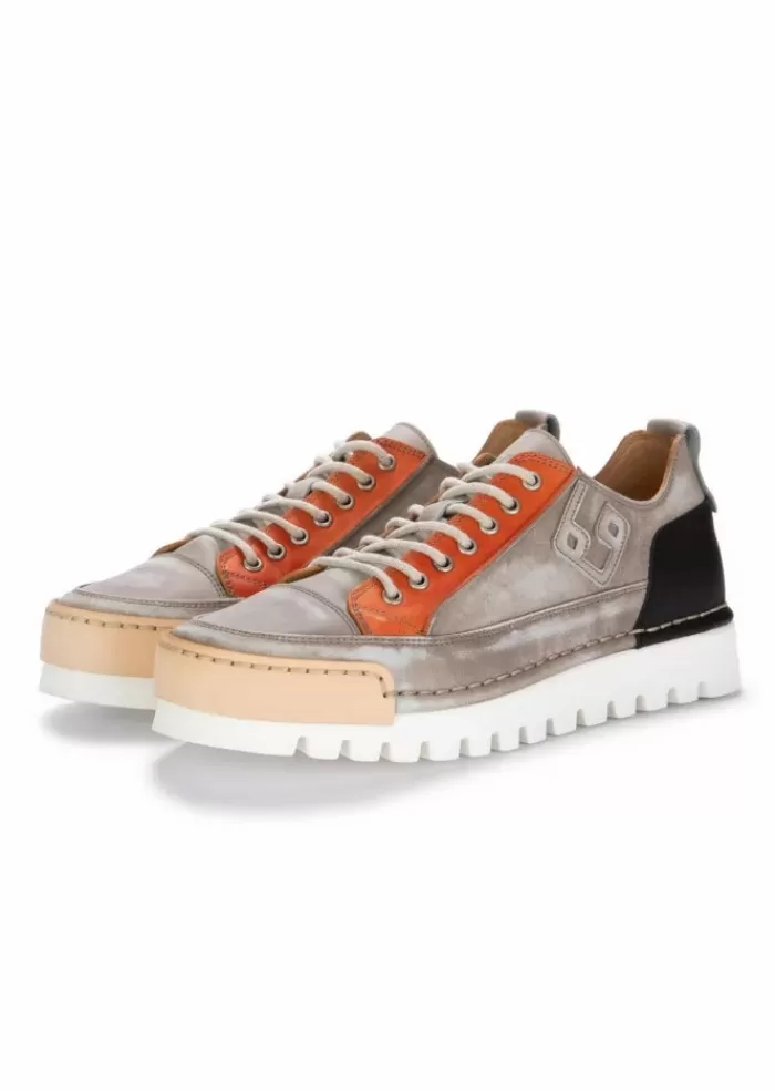 Store | Sneakers La Patch Pelle Grigio Tortora Sneakers