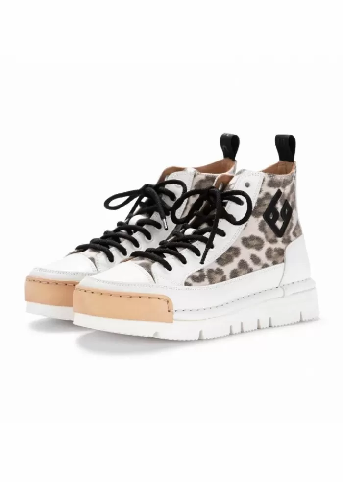 Cheap | Snekaers Alte "La Leo Black" Bianco Maculato Stivali