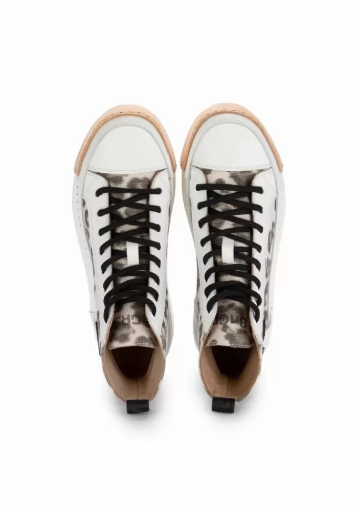 Cheap | Snekaers Alte "La Leo Black" Bianco Maculato Stivali