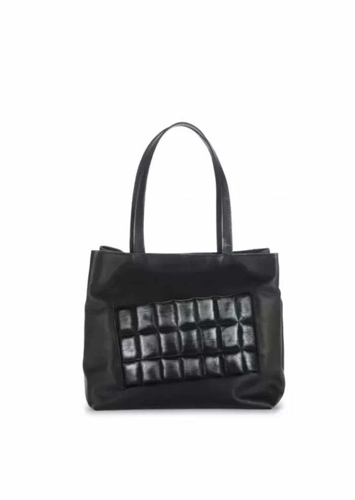 New Borsa A Mano Donna | M. Oxya Nero Argento Borse A Mano