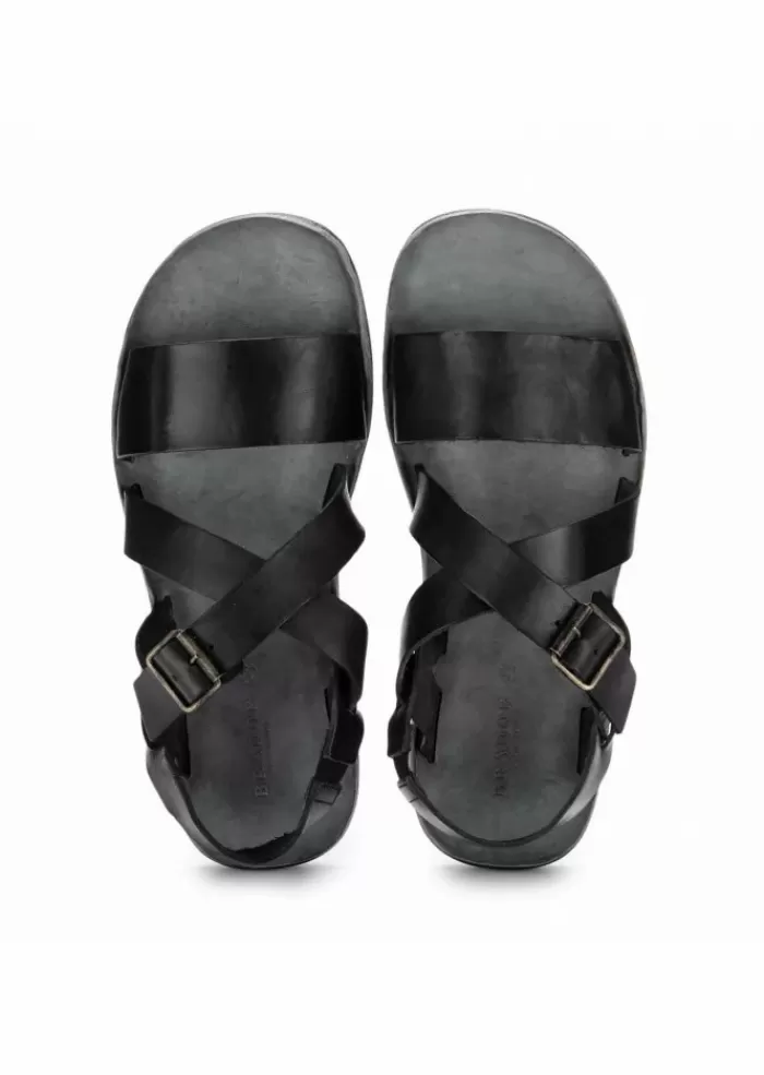 Cheap | Sandali Pelle Cuoio Nero Sandali