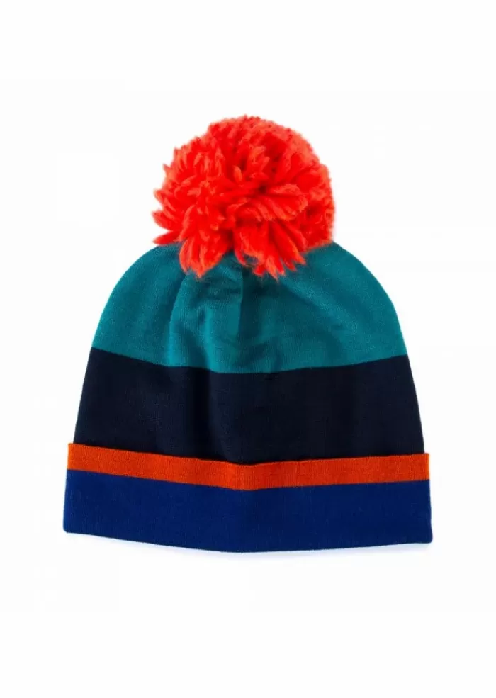 Outlet Cappellino Donna | Pon-Pon Arancione Multicolore Cappelli