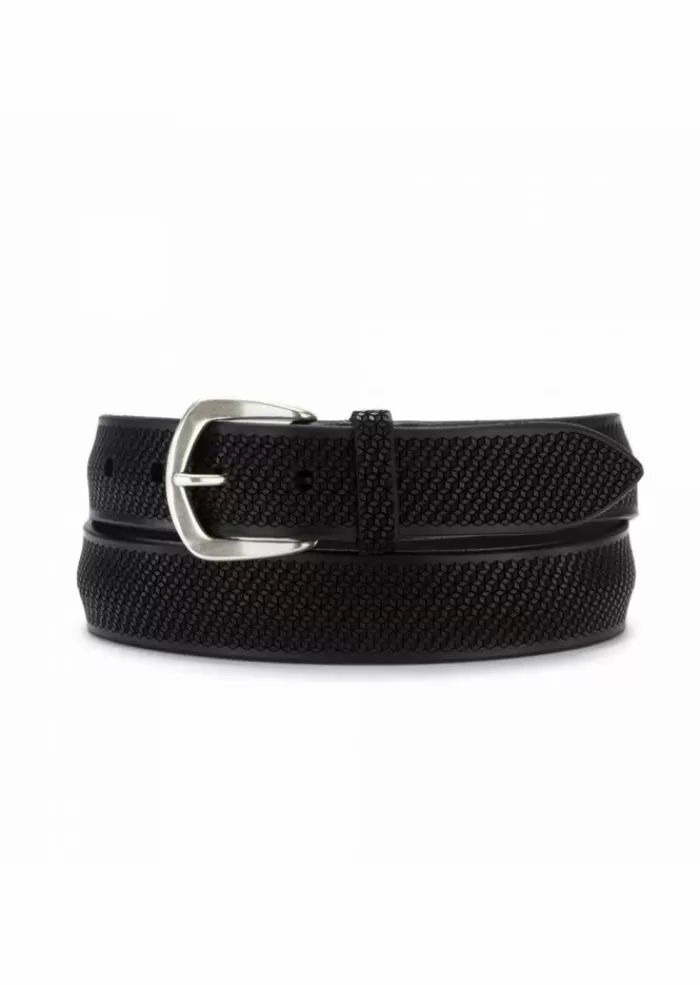 Best Sale Cintura Uomo | U08051 Bull Soft Nero Cinture