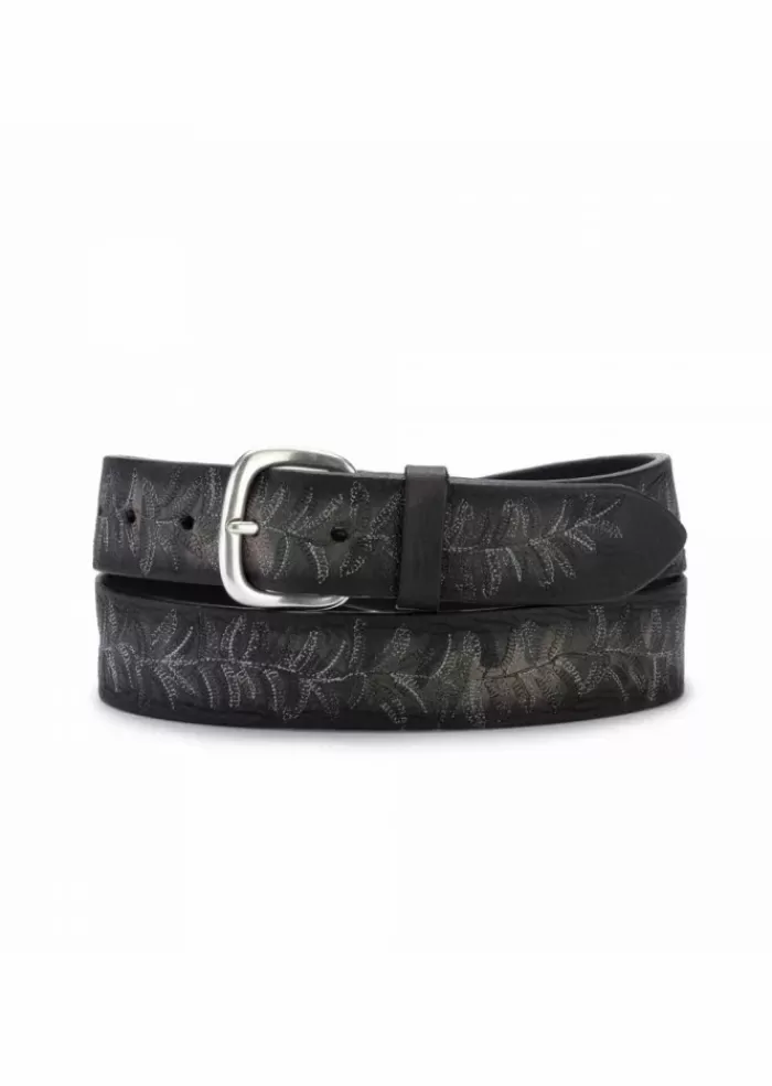 Shop Cintura Uomo | U08060 Camouflage Deep Nero Cinture