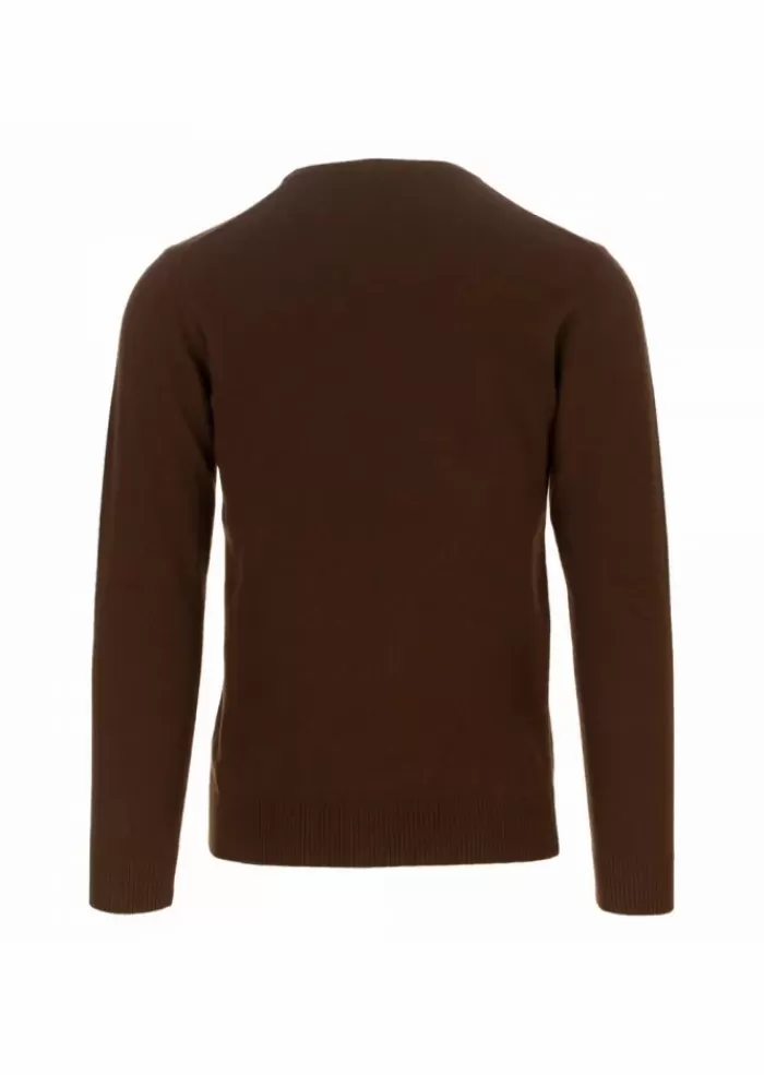 Online | Maglione Girocollo Marrone Maglieria