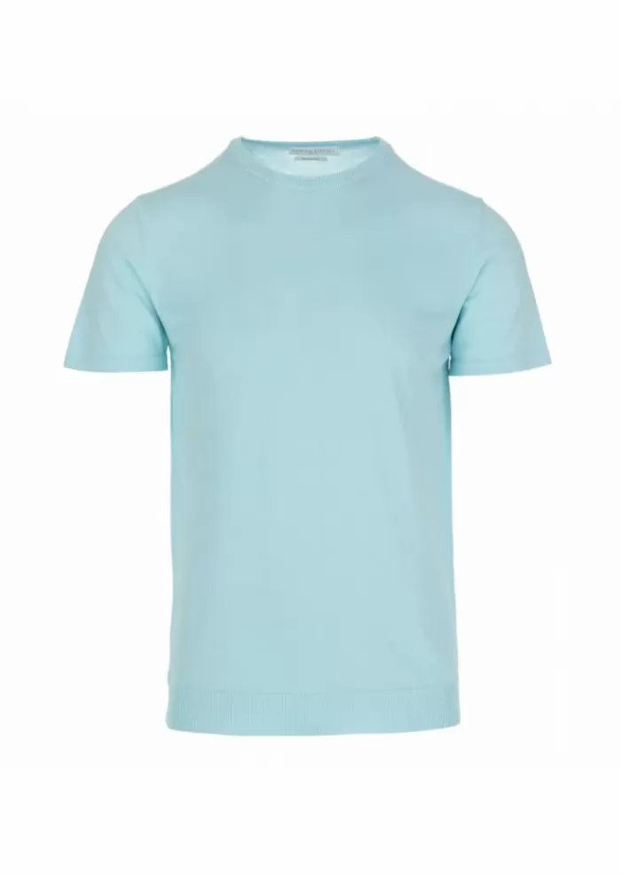 Cheap | T-Shirt Cotone Crepe Azzurro Cielo T-Shirts