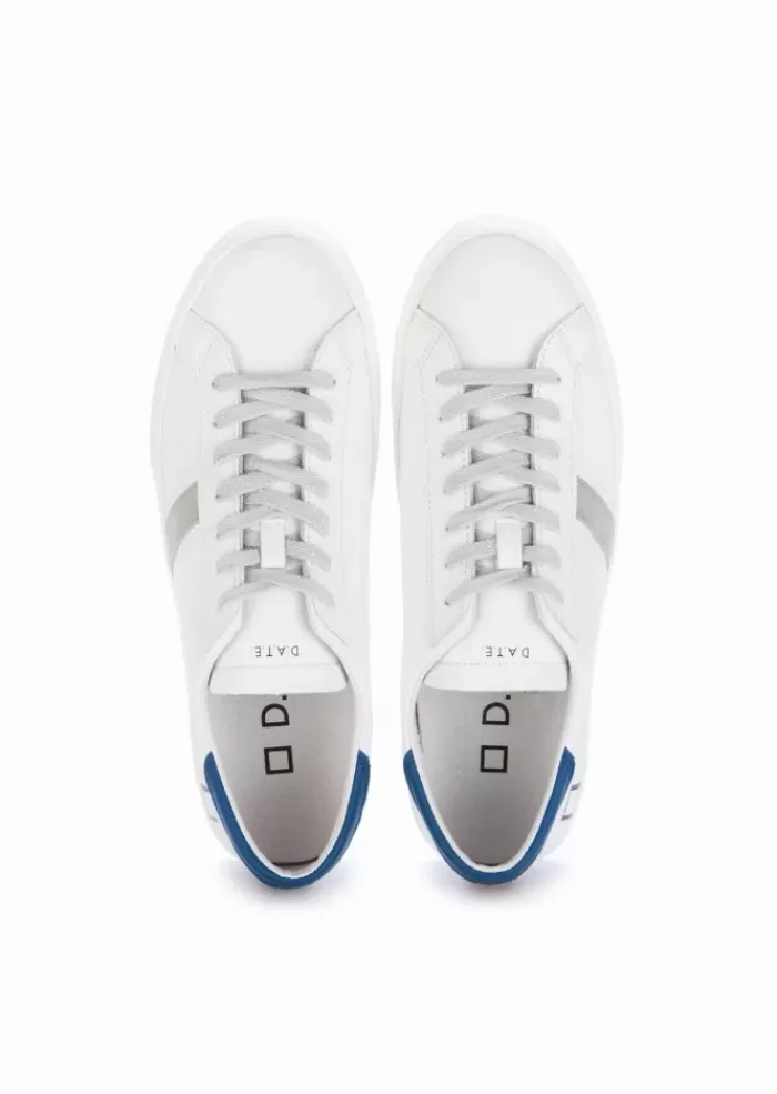 Shop | Sneakers Basse In Pelle Hill Calf Bianco Blu Sneakers