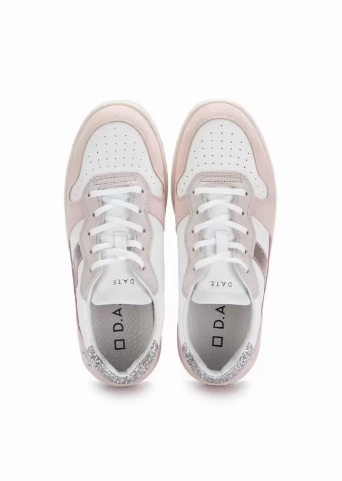 Clearance | Sneakers Court 2.0 Vintage Bianco Rosa Sneakers