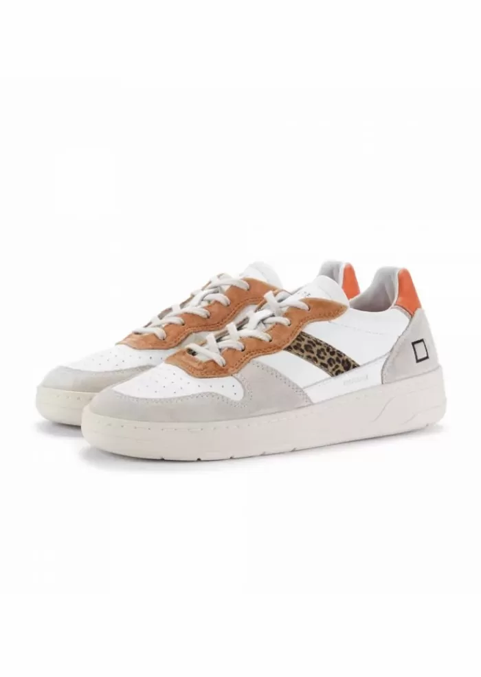 Clearance | Sneakers Donna Court 2.0 Bianco Arancione Sneakers