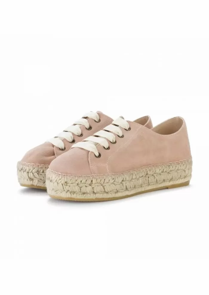 Clearance Espadrilles Donna Alte | Patri172 Rosa Scarpe Basse