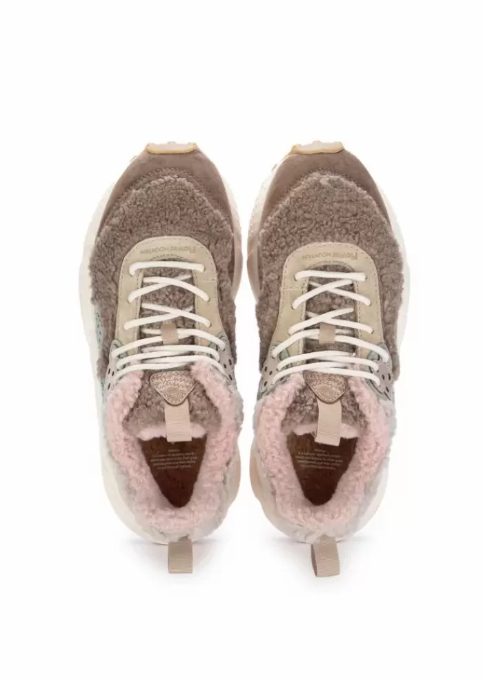 Outlet | Sneakers Kotetsu Teddy Marrone Rosa Sneakers