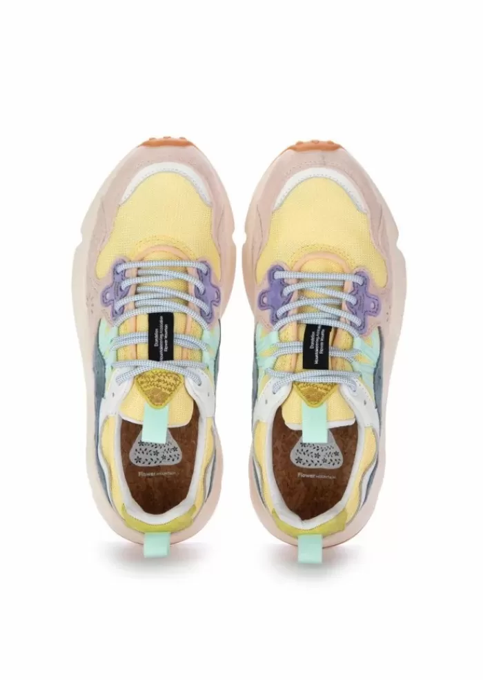 Clearance | Sneakers Yamano 3 Giallo Rosa Sneakers