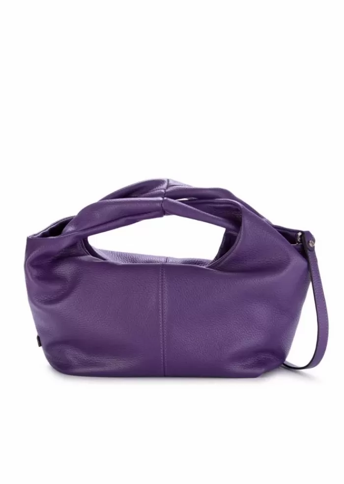 Clearance | Borsa A Mano Agnese Pelle Viola Borse A Mano