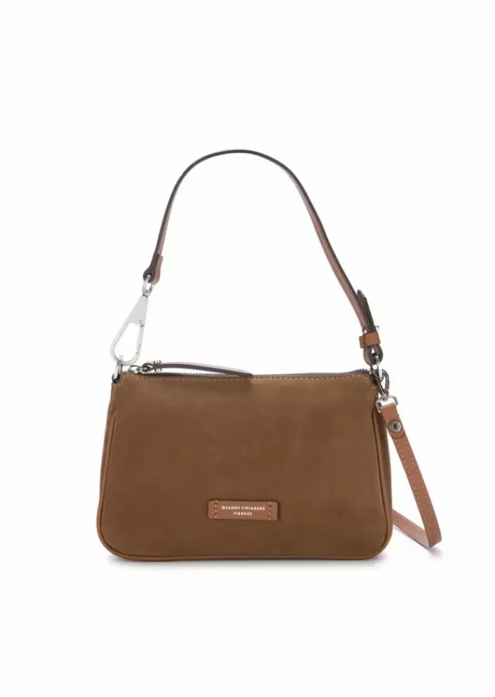 Best Sale | Borsa A Spalla Brooke Camoscio Marrone Borse A Spalla