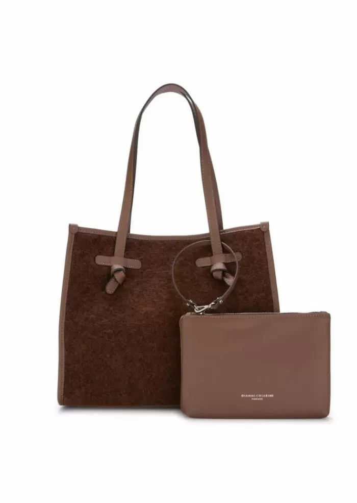 Best Sale | Borsa Shopper Marcella Furry Marrone Borse A Spalla