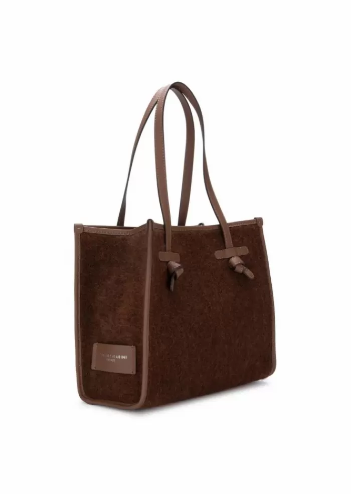Best Sale | Borsa Shopper Marcella Furry Marrone Borse A Spalla