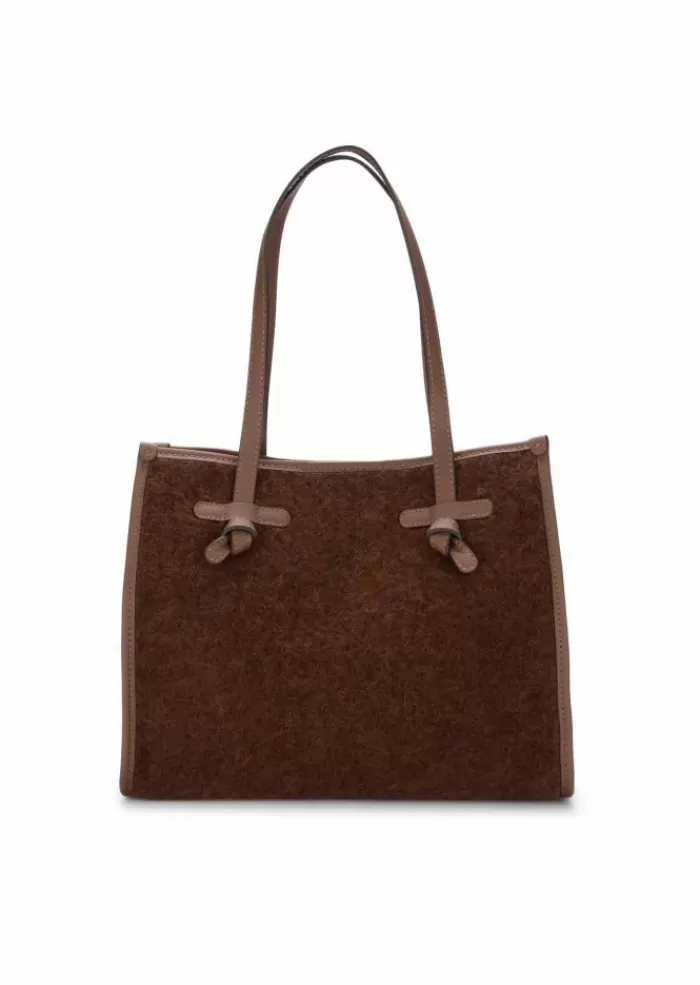 Best Sale | Borsa Shopper Marcella Furry Marrone Borse A Spalla