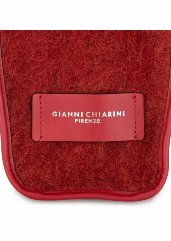 Store | Borsa Shopper Marcella Furry Rosso Borse A Spalla