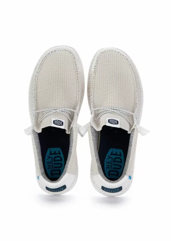 New Hey Dude | Scarpe Basse Wally Sport Mesh Bianco Sneakers