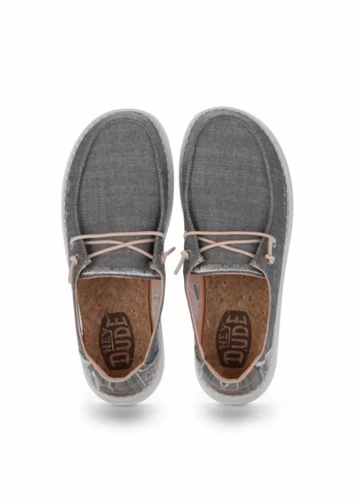 Outlet Hey Dude | Scarpe Basse Wendy Boho Grigio Sneakers