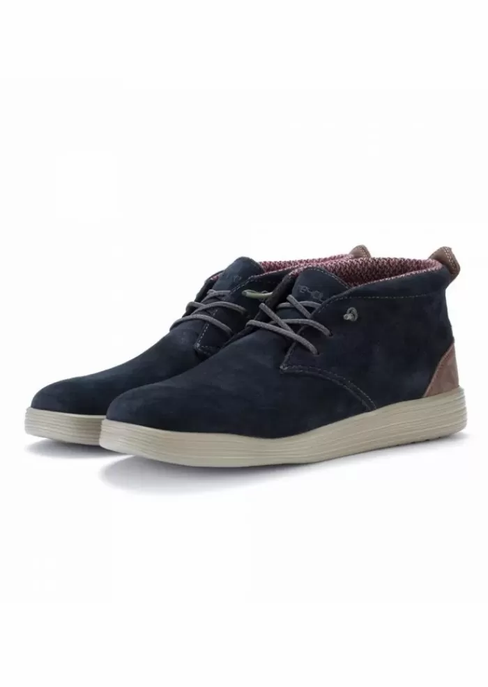 Outlet | Stivaletti Desert Jo Suede Ocean Blu Stivali