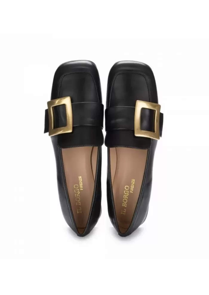 Online | Scarpe Basse Con Fibia Impero Nero Scarpe Basse