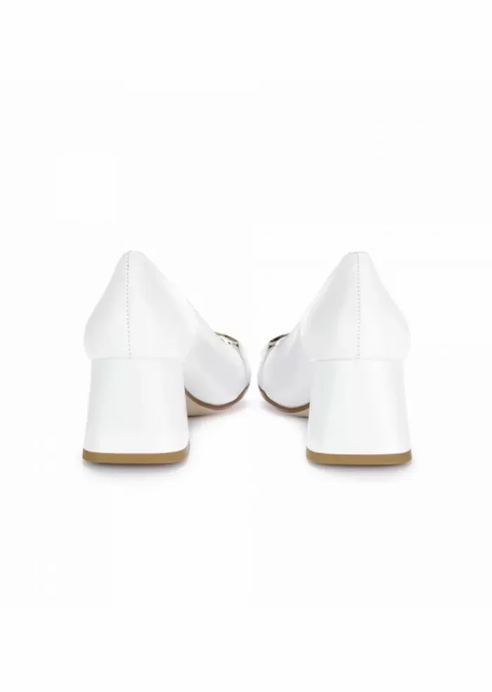 Flash Sale | Scarpe Tacco In Pelle Impero Bianco Tacco