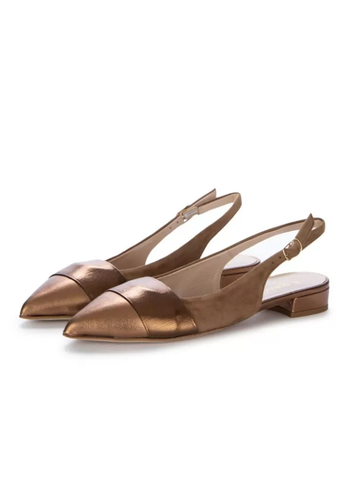 Cheap | Slingback Amalfi Sella Marrone Bronzo Sandali