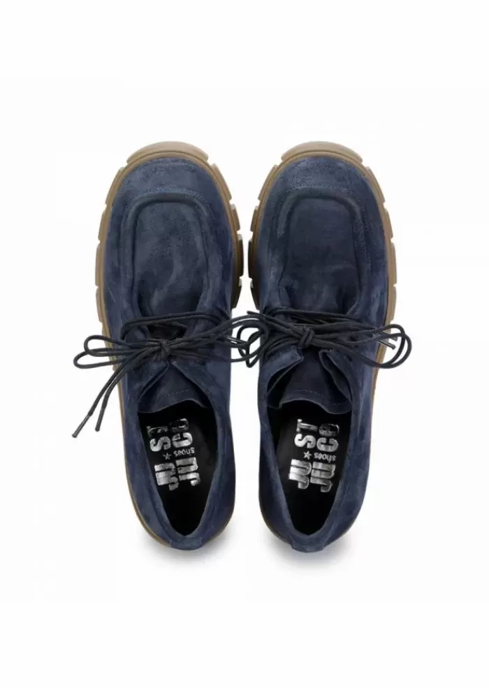 Hot | Scarpe Tacco In Pelle Scamosciata Blu Tacco