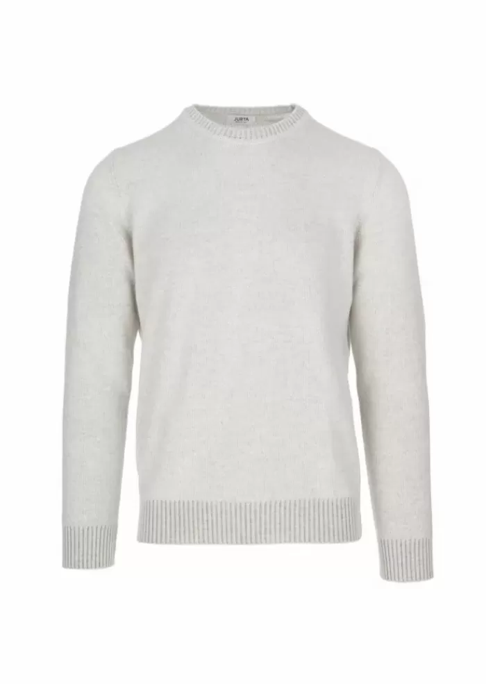 Cheap | Maglione Girocollo Lana Merino Grigio Perla Maglieria