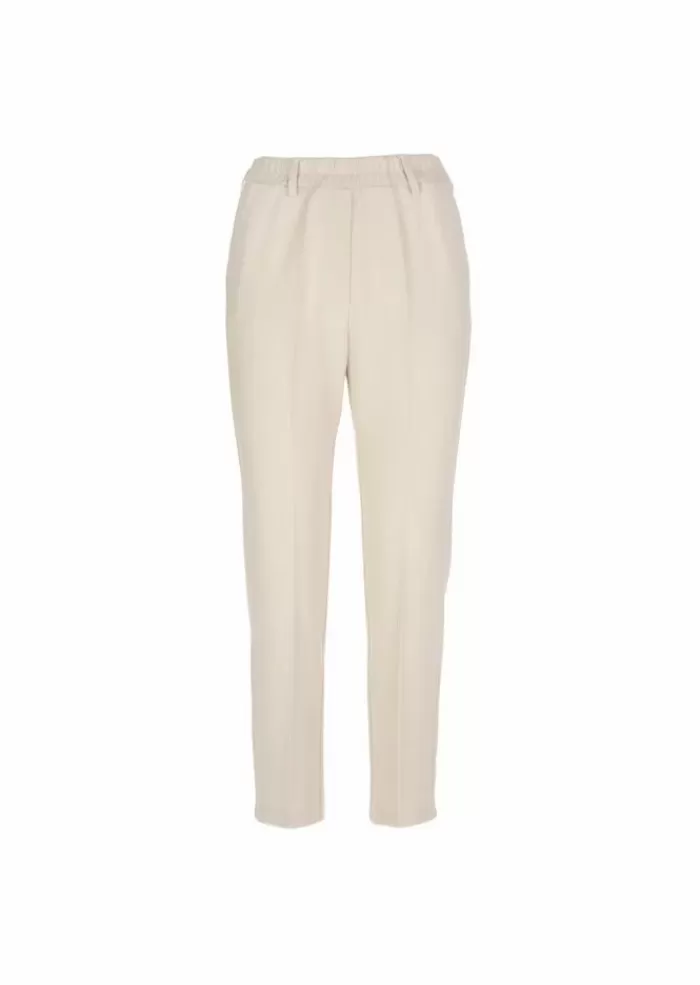 Fashion | Pantaloni Jogging Bianco Panna Pantaloni